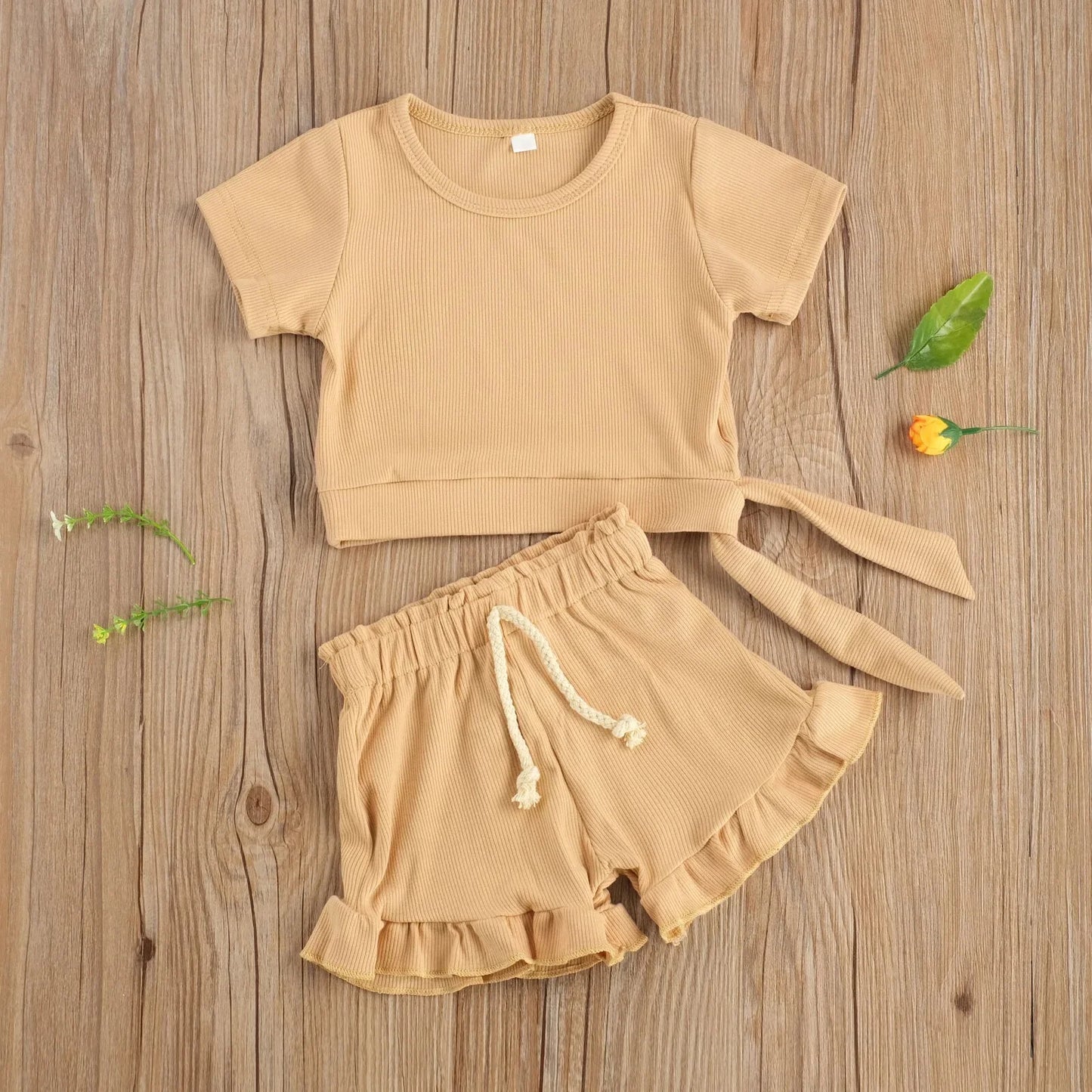 Ensemble de vêtements d'été 2 pièces pour bébé fille