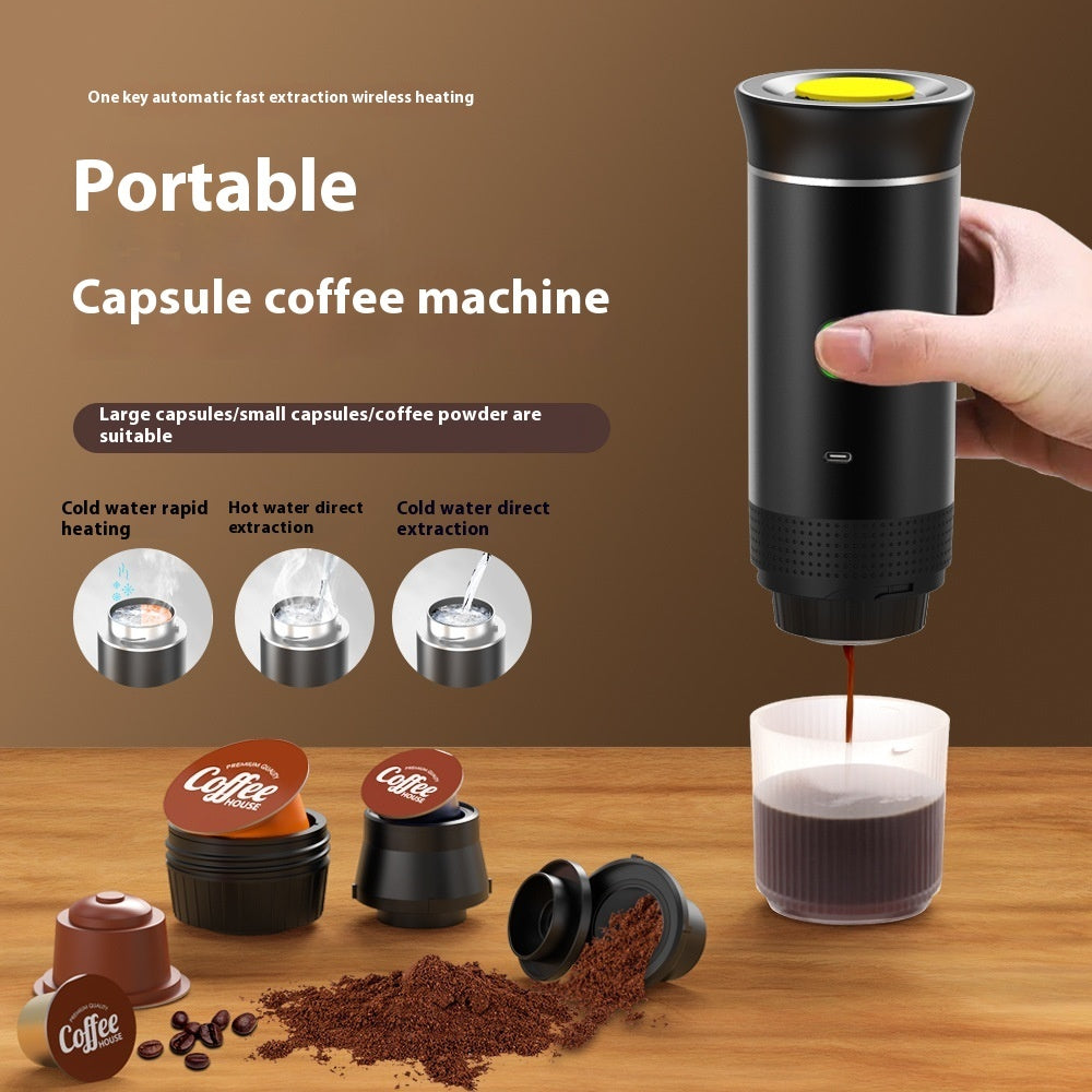 Electric Grinder Coffee Travel Handy 3 In1 Espresso Portable Coffee Espresso