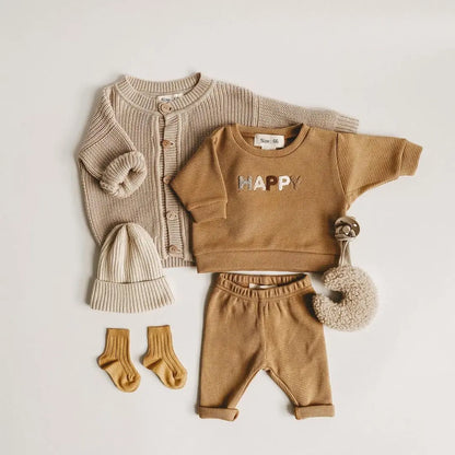 Ensemble de vêtements pour bébé à la mode printanière