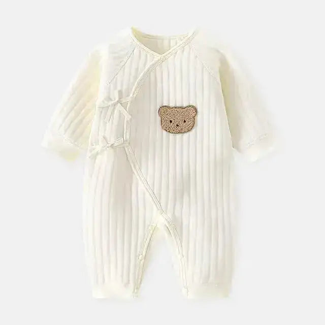 Vêtements d'automne pour bébé avec ours de dessin animé