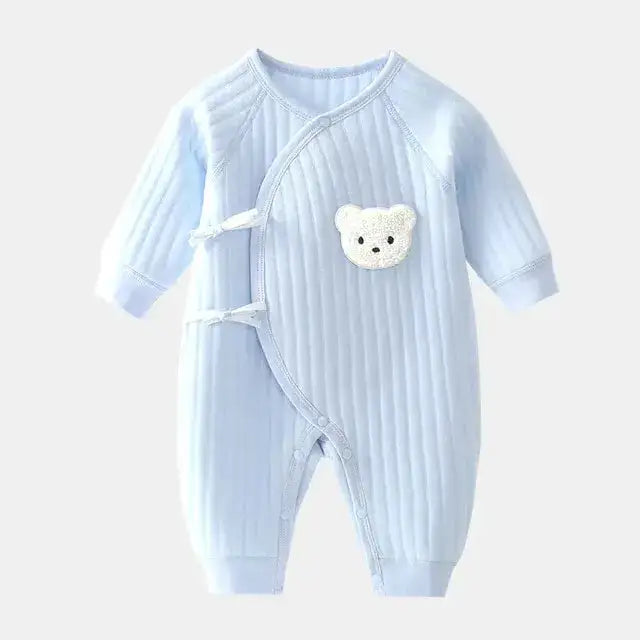 Vêtements d'automne pour bébé avec ours de dessin animé