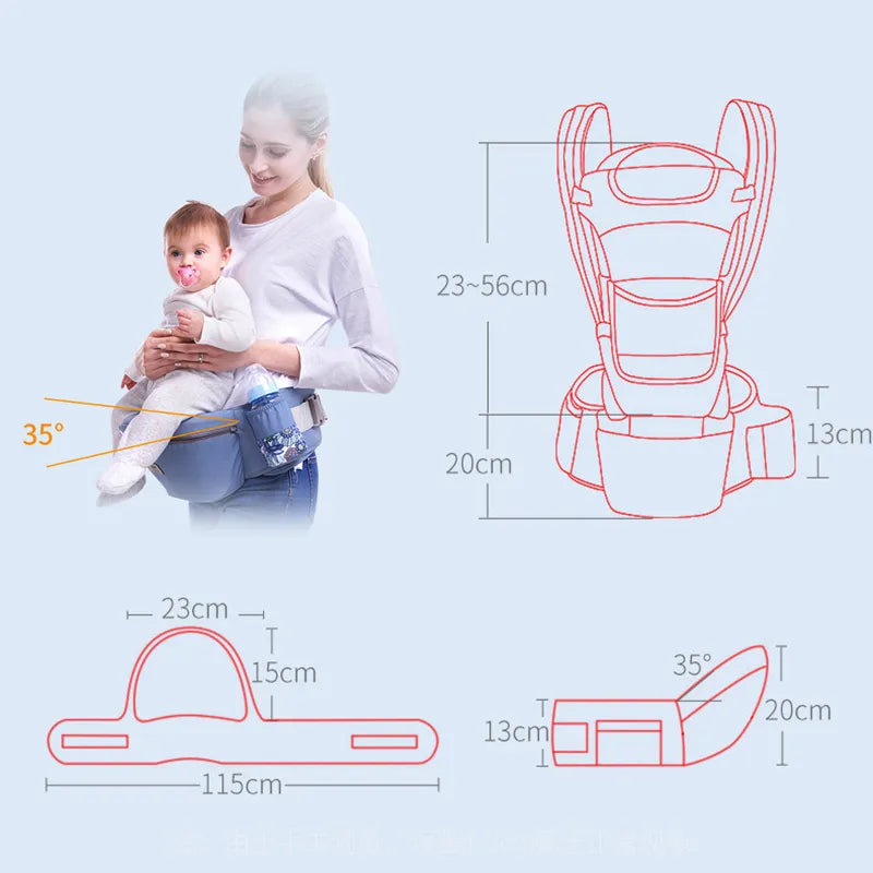 Sac à dos porte-bébé ergonomique