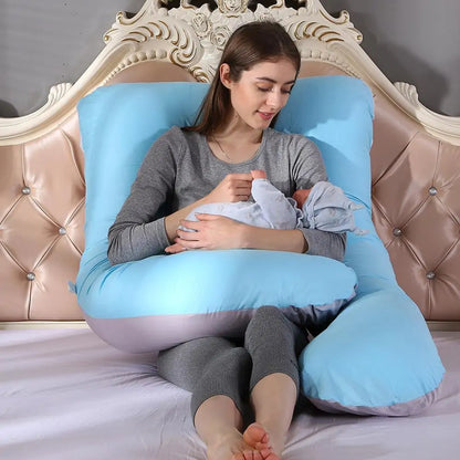 U Shaped Cotton Support Pillow