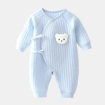 Vêtements d'automne pour bébé avec ours de dessin animé