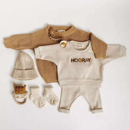 Ensemble de vêtements pour bébé à la mode printanière